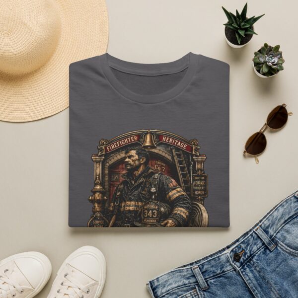 Firefighter Heritage T-Shirt - "Smoke Tells the Story" Vintage Firefighter Tee