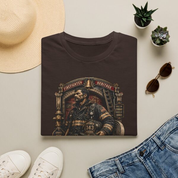 Firefighter Heritage T-Shirt - "Smoke Tells the Story" Vintage Firefighter Tee