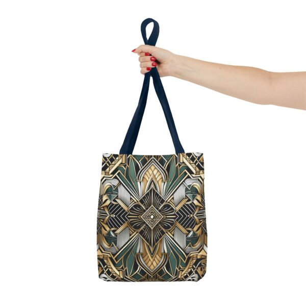 Geometric Pattern Tote Bag - Art Deco Design