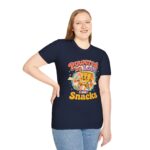 Powered by Love & Snacks Retro Snack Cartoon T-Shirt