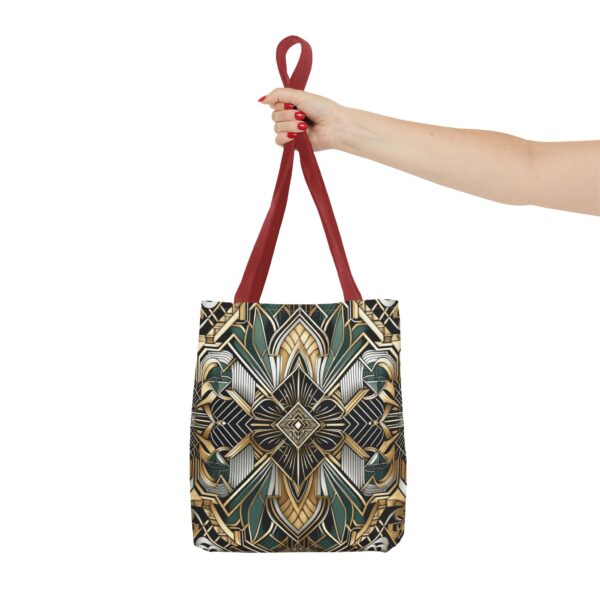 Geometric Pattern Tote Bag - Art Deco Design