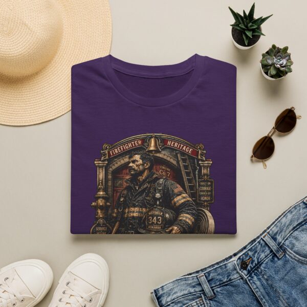 Firefighter Heritage T-Shirt - "Smoke Tells the Story" Vintage Firefighter Tee
