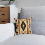 Southwestern Aztec Pattern Square Pillow