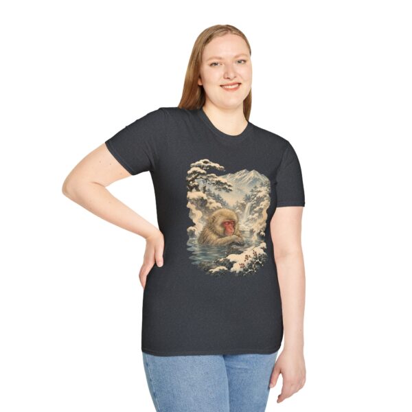 Japanese Macaque Onsen Winter T-Shirt