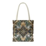 Geometric Pattern Tote Bag - Art Deco Design
