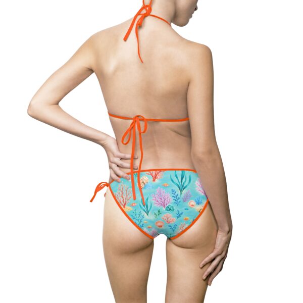 Coral Reef Triangle Bikini — Women's Tie-Side Swimsuit