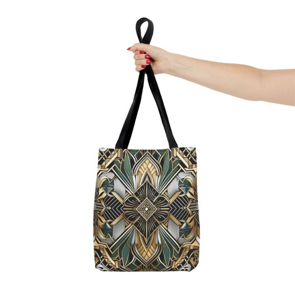 Geometric Pattern Tote Bag - Art Deco Design