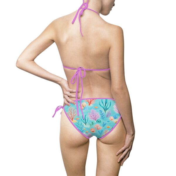 Coral Reef Triangle Bikini — Women's Tie-Side Swimsuit