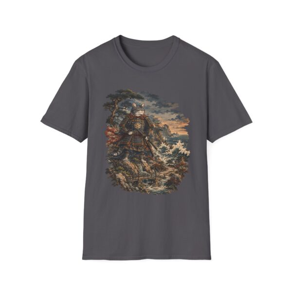 Samurai Cat Ukiyo-e T-Shirt — Vintage Warrior Art Tee