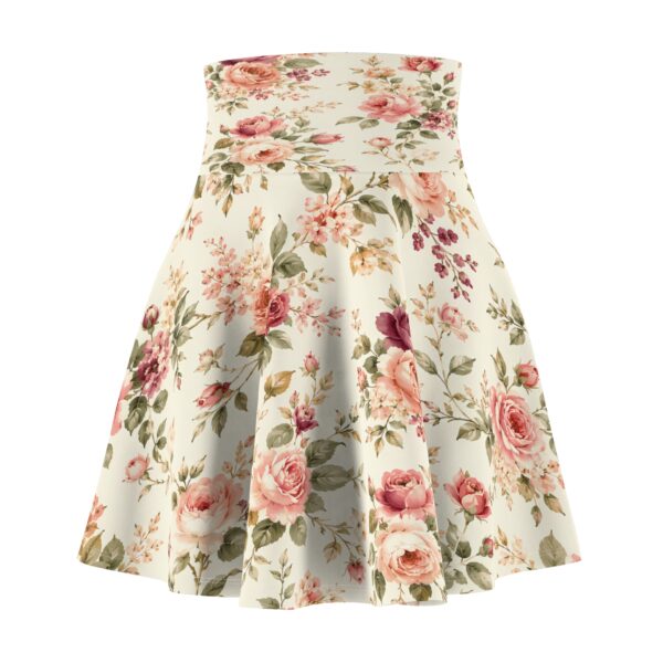 Vintage Rose Bouquet Skater Skirt | Floral Print AOP