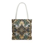 Geometric Pattern Tote Bag - Art Deco Design