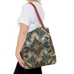 Geometric Pattern Tote Bag - Art Deco Design