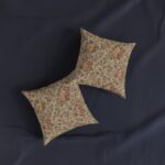Vintage Rose Tapestry Square Pillow