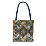 Geometric Pattern Tote Bag - Art Deco Design