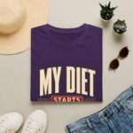 My Diet Starts Tomorrow T-Shirt — Funny Fitness / Diet Humor Tee