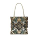 Geometric Pattern Tote Bag - Art Deco Design