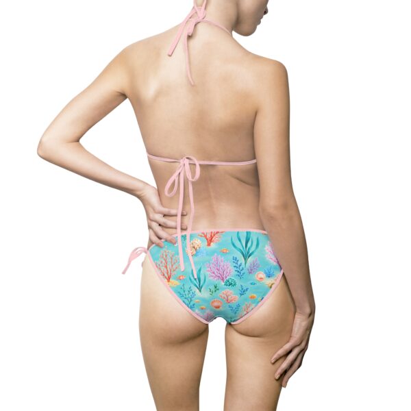 Coral Reef Triangle Bikini — Women's Tie-Side Swimsuit