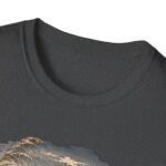 Crane Sunset T-Shirt — Vintage Japanese Ukiyo-e Landscape Tee