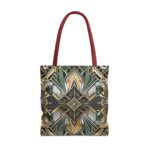 Geometric Pattern Tote Bag - Art Deco Design
