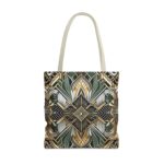 Geometric Pattern Tote Bag - Art Deco Design