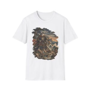 Samurai Cat Ukiyo-e T-Shirt — Vintage Warrior Art Tee