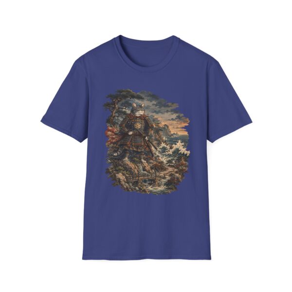 Samurai Cat Ukiyo-e T-Shirt — Vintage Warrior Art Tee
