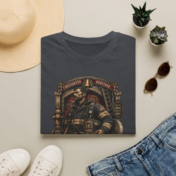 Firefighter Heritage T-Shirt - "Smoke Tells the Story" Vintage Firefighter Tee