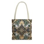 Geometric Pattern Tote Bag - Art Deco Design