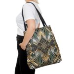 Geometric Pattern Tote Bag - Art Deco Design