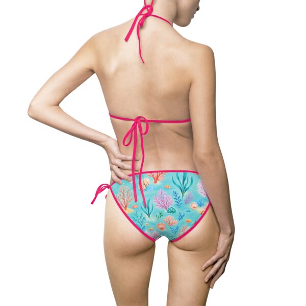 Coral Reef Triangle Bikini — Women's Tie-Side Swimsuit