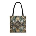 Geometric Pattern Tote Bag - Art Deco Design