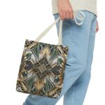 Geometric Pattern Tote Bag - Art Deco Design