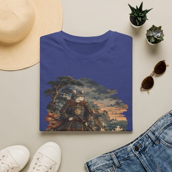 Samurai Cat Ukiyo-e T-Shirt — Vintage Warrior Art Tee