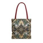 Geometric Pattern Tote Bag - Art Deco Design