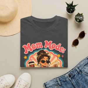 Mom Mode Activated Retro Graphic T-Shirt