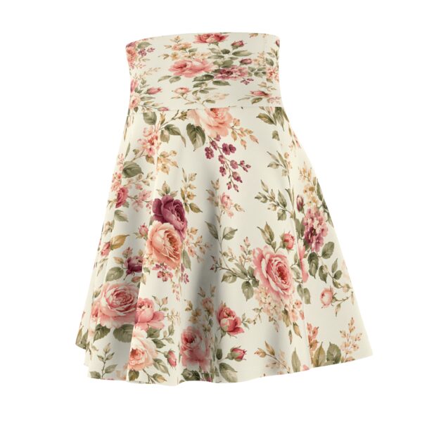 Vintage Rose Bouquet Skater Skirt | Floral Print AOP