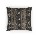 Southwestern Aztec Pattern Woven Pillow | Boho Throw Pillow, Home Decor