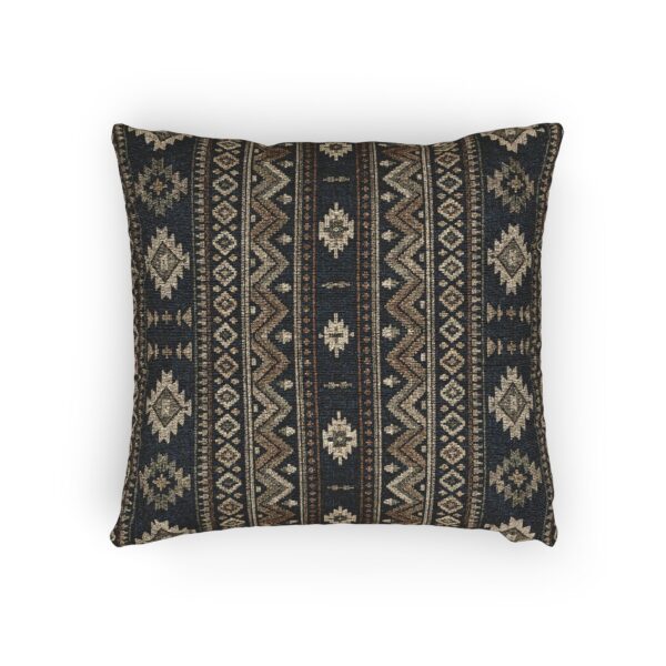 Southwestern Aztec Pattern Woven Pillow | Boho Throw Pillow, Home Decor