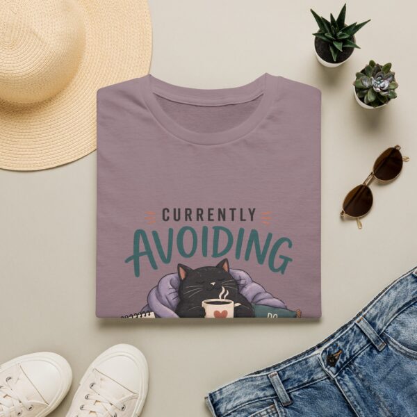 Currently Avoiding Responsibilities Funny Cat T-Shirt — Lazy Day Tee