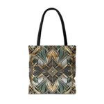 Geometric Pattern Tote Bag - Art Deco Design