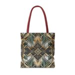 Geometric Pattern Tote Bag - Art Deco Design