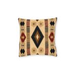 Southwestern Aztec Pattern Square Pillow