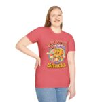 Powered by Love & Snacks Retro Snack Cartoon T-Shirt