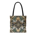 Geometric Pattern Tote Bag - Art Deco Design