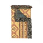 Southwestern Diamond Pattern Woven Blanket | Aztec Throw, Boho Home Decor