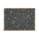 Floral Jacobean Woven Blanket | Vintage Floral Throw