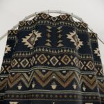 Southwestern Aztec Tribal Geometric Shower Curtain — Rustic Bathroom Decor