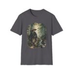 Samurai with Straw Hat Bamboo Forest T-Shirt | Japanese Warrior Illustration