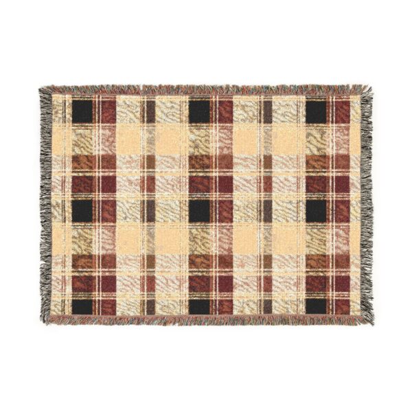 Cozy Plaid Woven Blanket — Classic Check Throw
