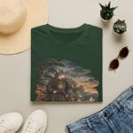 Samurai Cat Ukiyo-e T-Shirt — Vintage Warrior Art Tee